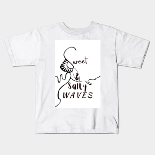 Sweet Sun and Salty Waves Kids T-Shirt